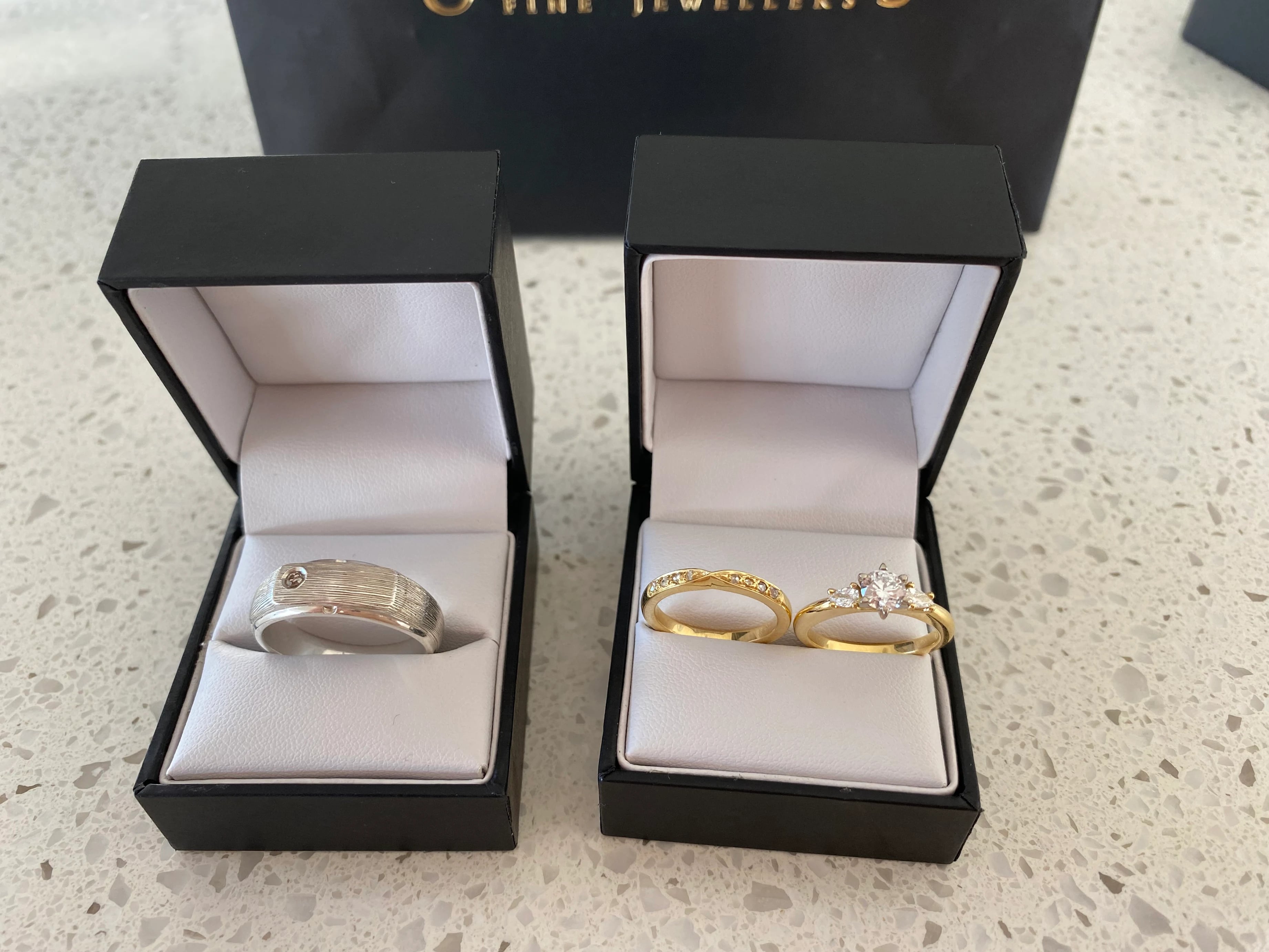 Custom wedding rings Jen van Praagh