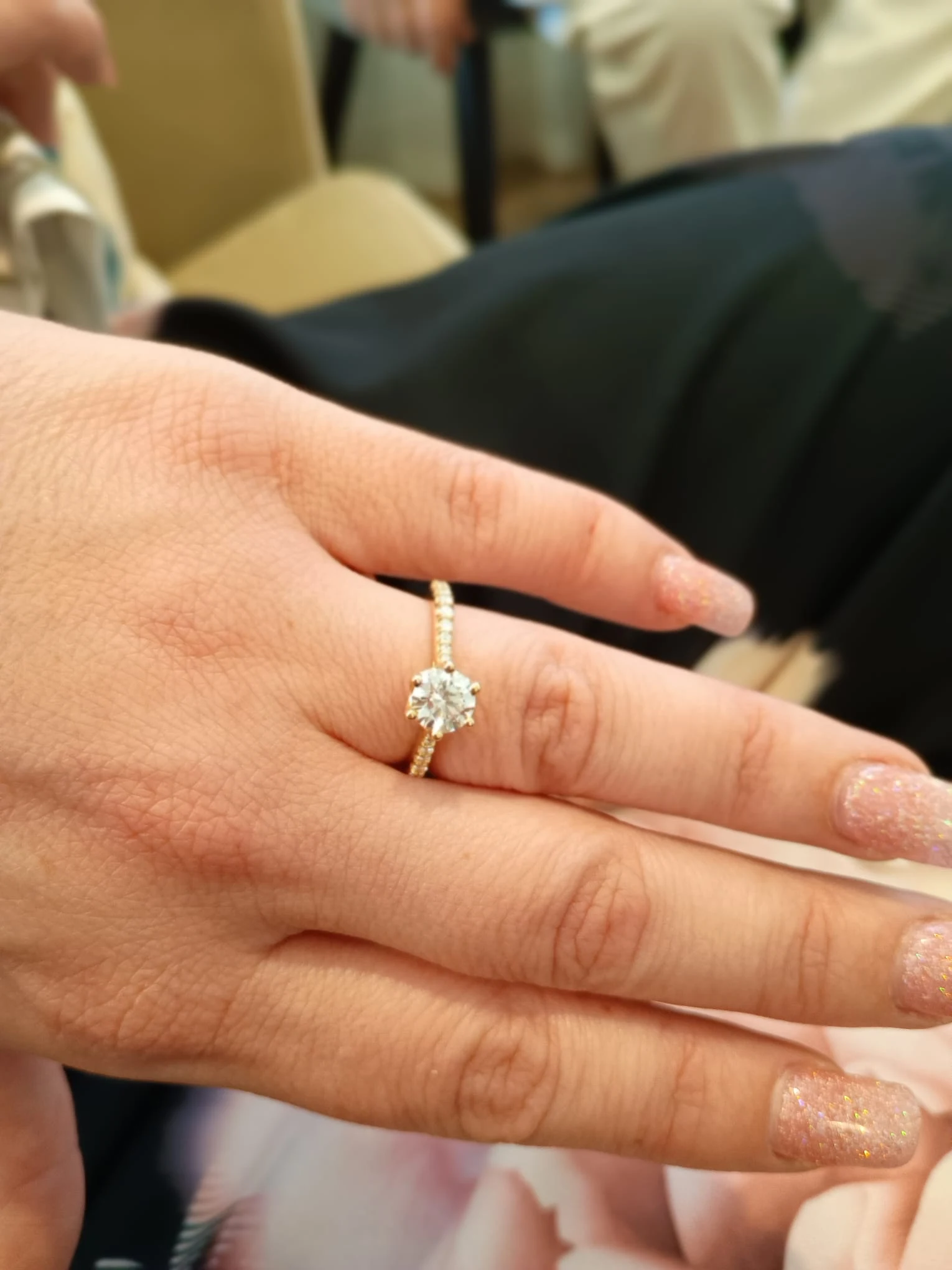 Custom engagement ring John Tusler